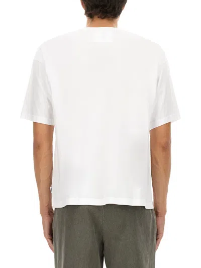 Aspesi Short Sleeve Lightweight Crew Neck T-shirt In Gray