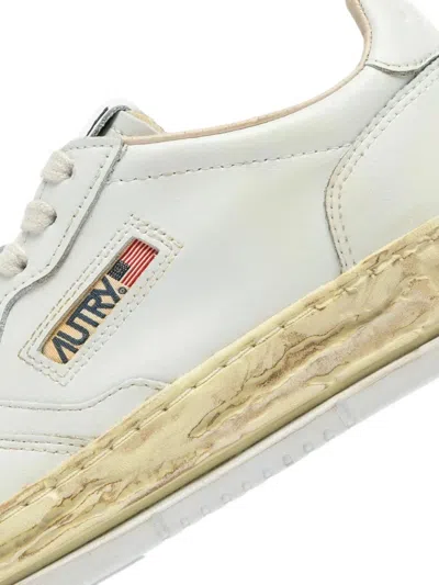 Autry X Mihara Yasuhiro Medalist Super Vintage Sneakers In White