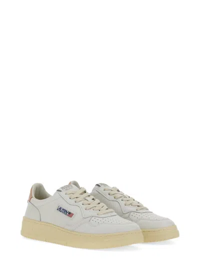 Autry White Leather Medalist Sneakers In White