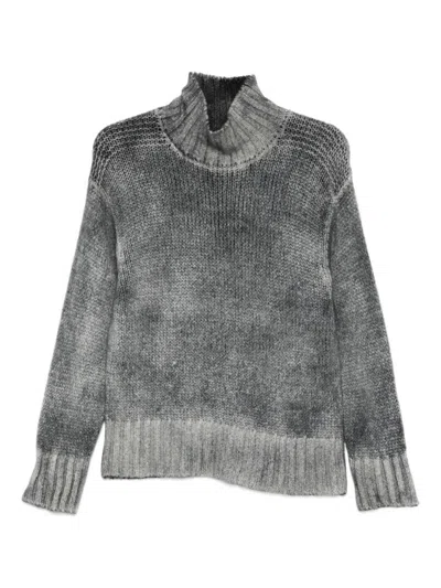 Avant Toi Cashmere Turtle-neck Jumper In Gray