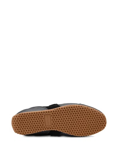 Axel Arigato Slow Runner Black Sneaker With Insert Design And Grooved Sole In Leather And Suede Man In Black