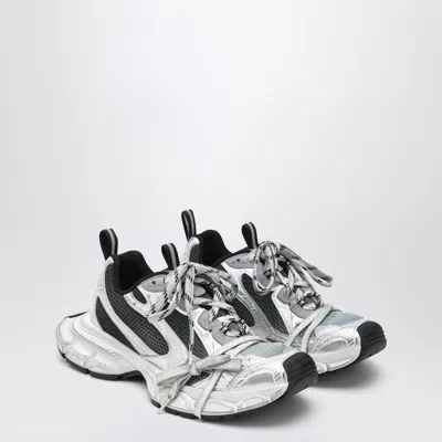 Balenciaga Multicolor Mesh And Rubber 3xl Gradient Sneakers In Gray