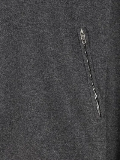 Balenciaga Back-to-front Wool Turtleneck Sweater In Anthracite In Black