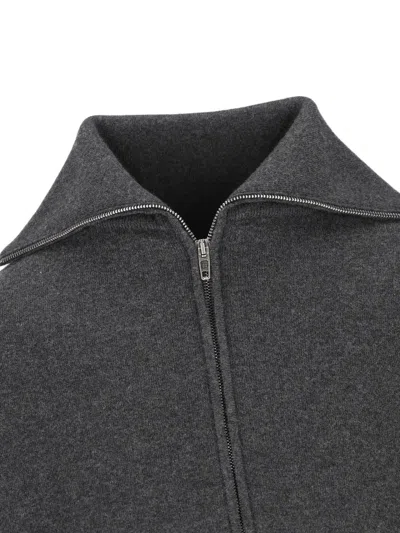 Balenciaga Back-to-front Wool Turtleneck Sweater In Anthracite In Black