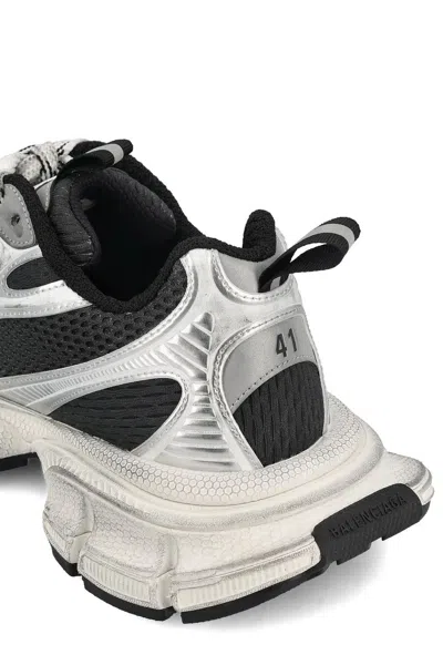 Balenciaga Multicolor Mesh And Rubber 3xl Gradient Sneakers In Gray