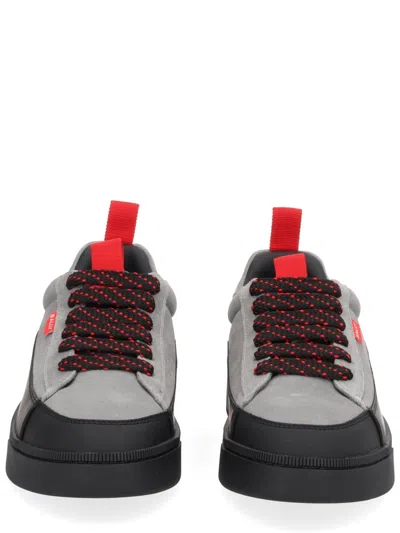 Bally Two-tone Lace-up Sneakers In Gray