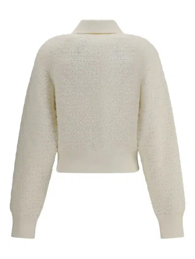 Balmain Batwing Zipped Tweed Bomber Jacket Clothing In Neutral