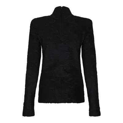 Balmain Black Viscose-polyester Top