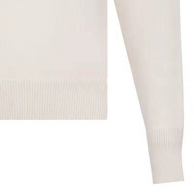 Balmain Natural Cashmere Wool Sweater In Neutral