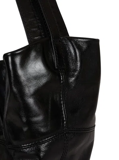Balmain Rectangular Tote Bag Shoulder Strap In Black