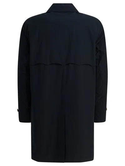 Baracuta Buttoned Coat In Black