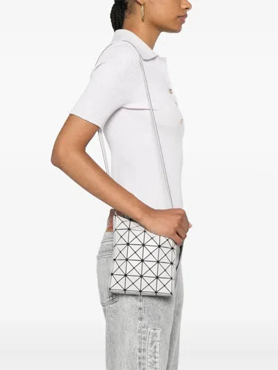 Bao Bao Issey Miyake Prism Matte Cross Body Bag In White