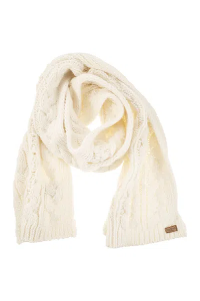 Barbour Penshaw - Hat And Scarf Set In White