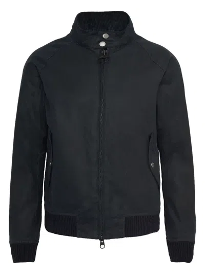 Barracuta Baracuta X Barbour Porton Jacket In Black