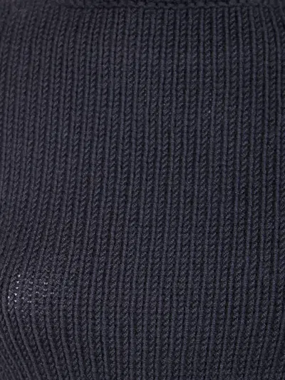 Base Extrafine Merino Wool Turtleneck In Gray