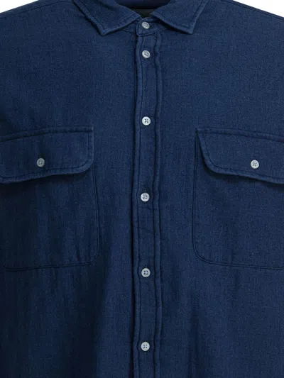 Bd Baggies Cotton Shirt In Blue