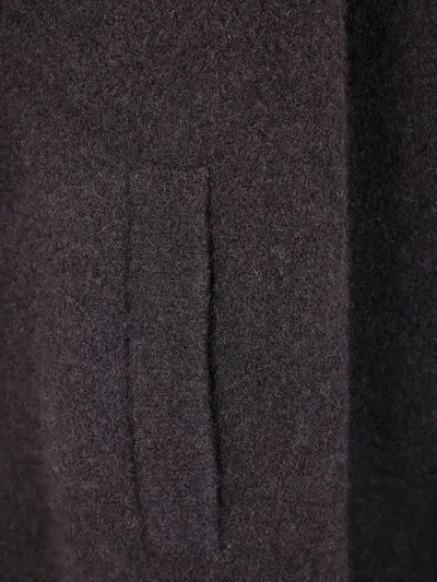 Boboutic Emporio Armani Logo Cotton Polo Shirt In Gray