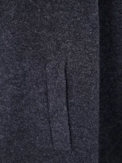 Boboutic Double Breasted Coat In Gray