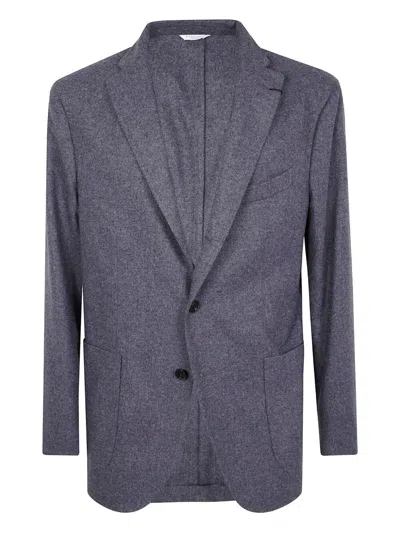 Boglioli Wool Blazer In Blue