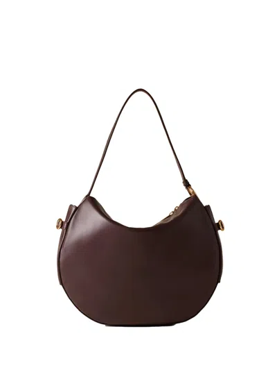 Borbonese Medium Hobo Top-handle Shoulder Bag In Brown