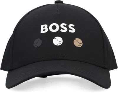 Hugo Boss Boss Baseball Cap With Logo In Black