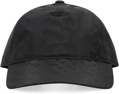 Hugo Boss Kaptain Sunshine Blue Cotton Trousers In Animal Print