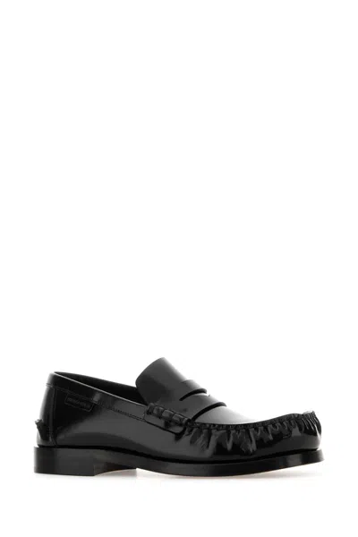Bottega Veneta Brushed Leather Truman Loafer In Black