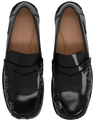 Bottega Veneta Brushed Leather Truman Loafer In Black