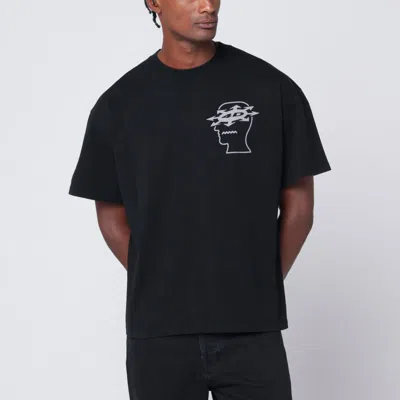 Brain Dead Neuro Free Association Print T-shirt In Black