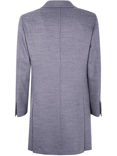 Brunello Cucinelli Three-button Patch-pocket Coat In Gray