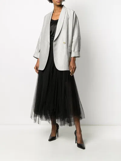 Brunello Cucinelli Stretch-silk Satin Reversible Tank Top In Black