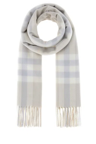 Burberry Embroidered Cashmere Scarf In Multi