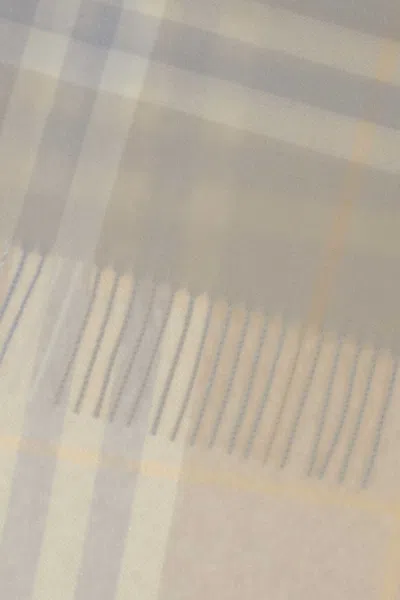 Burberry Embroidered Cashmere Scarf In Multi