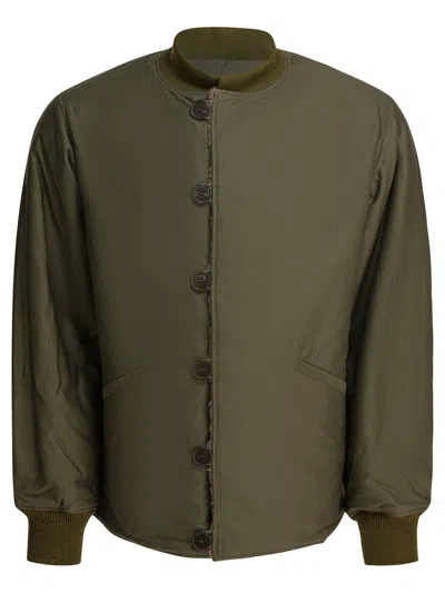 Buzz Rickson's M-1943 Liner Button Jacket In Green