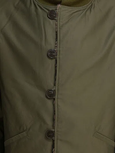 Buzz Rickson's M-1943 Liner Button Jacket In Green