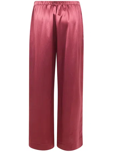 By Malene Birger "cabello" Wide Leg Trousers In Purple