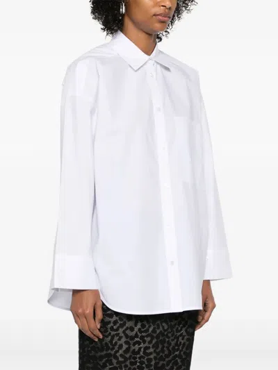 By Malene Birger "derris" Top Shirt In White