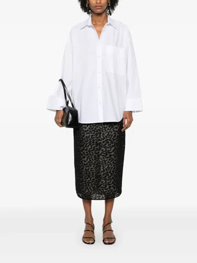 By Malene Birger "derris" Top Shirt In White