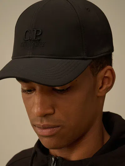 C.p. Company C.p.company C.p. Shell-r Logo Cap In Brown