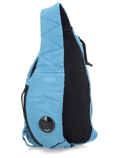 C.p. Company C.p.company Blue Polyamide Backpack In Blue
