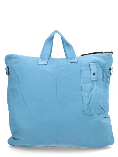 C.p. Company C.p.company Blue Polyamide Shoulder Bag In Blue