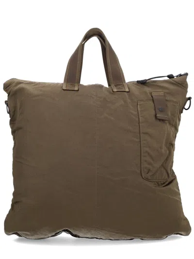 C.p. Company C.p.company Green Polyamide Shoulder Bag In Brown
