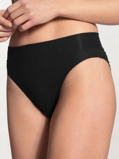 Calida Black Cotton Slip