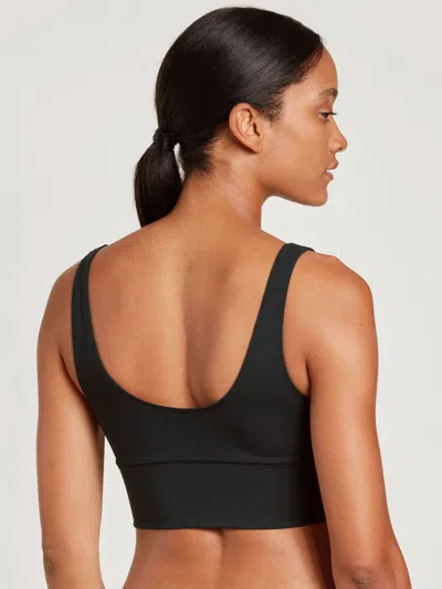 Calida Black Cotton Tencel Bustier