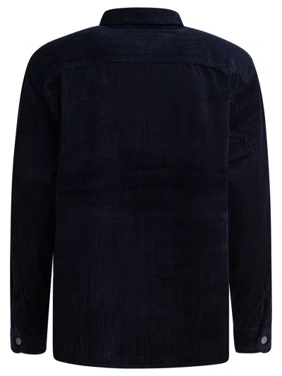 Carhartt Casual Corduroy Jacket Button Cuffs In Blue