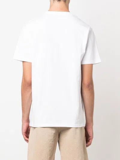 Carhartt Wip Cotton T-shirt With Logo Patch In White