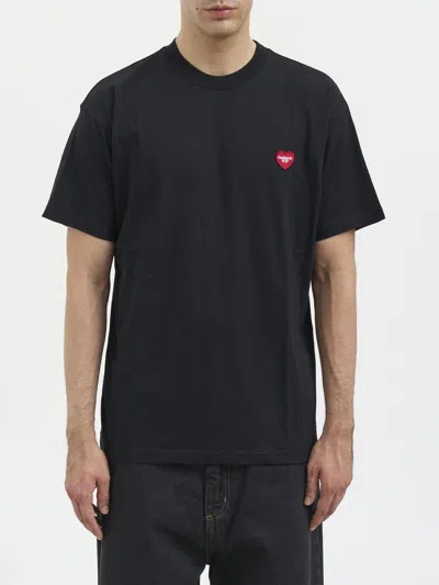Carhartt Wip Heart Ii Cotton T-shirt In Black