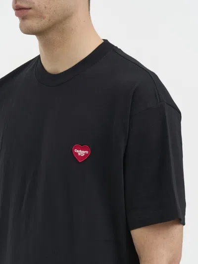 Carhartt Wip Heart Ii Cotton T-shirt In Black