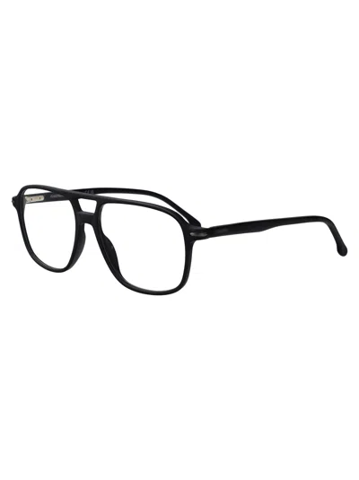 Carrera Matte Black Acetate Glasses In Black