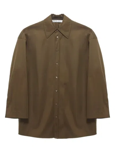 Carven Overshirt Clothing In Brown